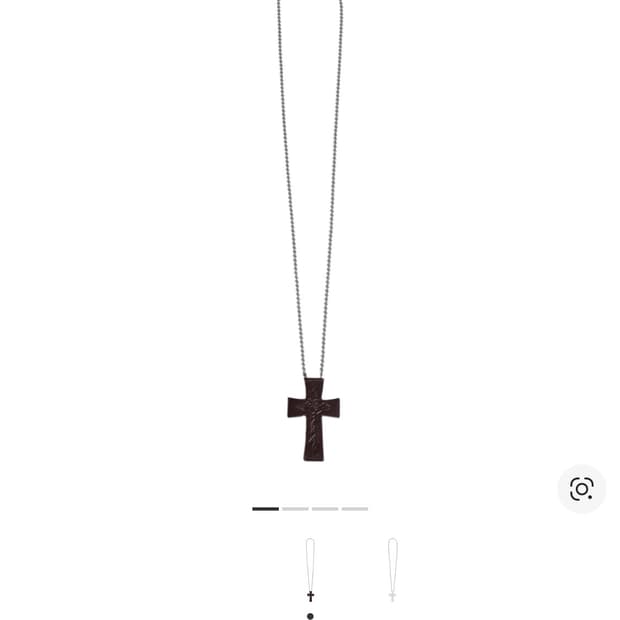 스컬프터 에드하디 십자가 목걸이 지갑