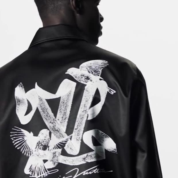 루이비통 버드 프린팅 코치 자켓