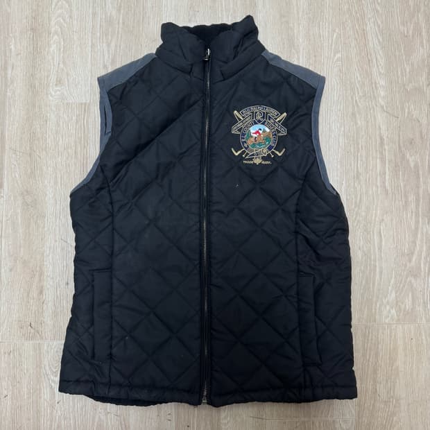 폴로 랄프로렌 자수 퀼팅조끼 M/95 