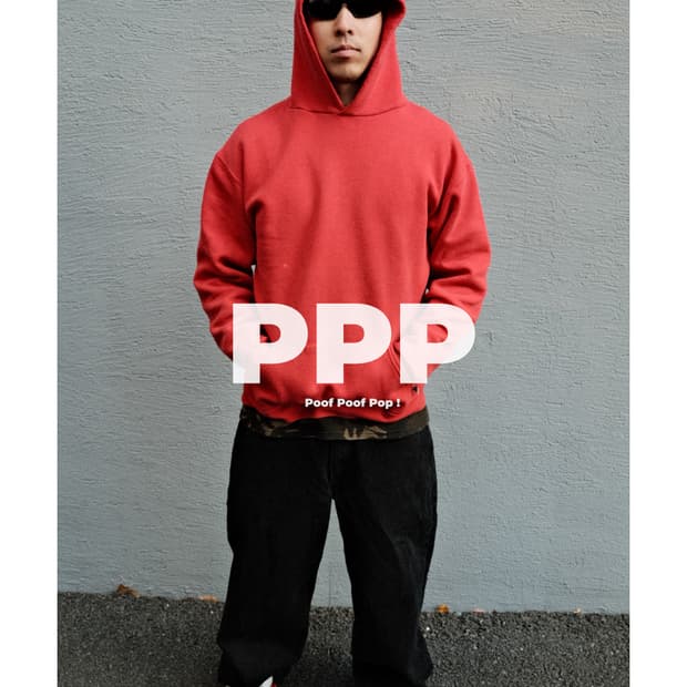 80s Russell Blank Hoodie USA