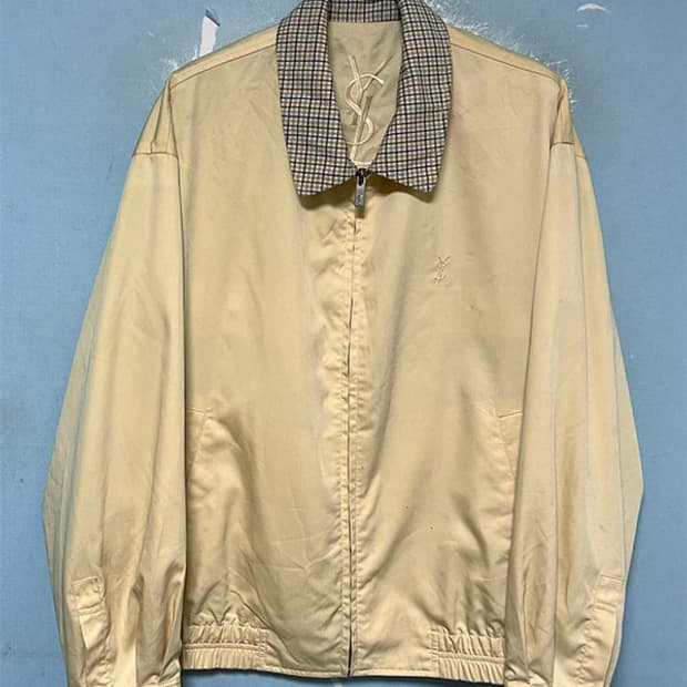 입생로랑 남자 블루종점퍼 캐주얼 춘추 XL 105