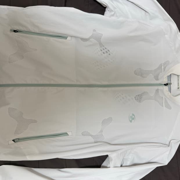 산산기어 스프로켓 홀 자켓 바람막이 라이트그레이