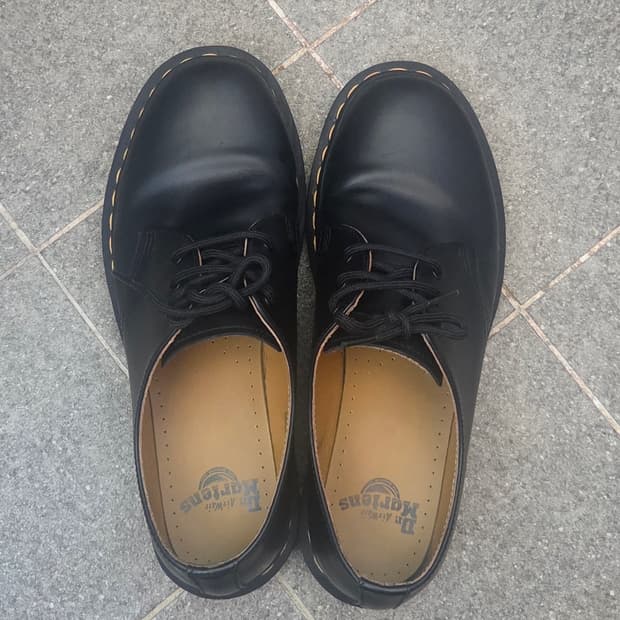 UK8 270 닥터마틴 1461 스무스 블랙 3홀