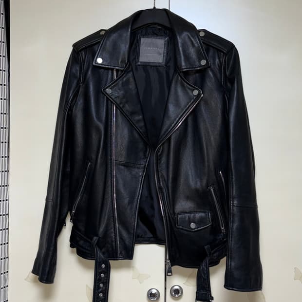 자라 바이커 레더 자켓 (M 사이즈)