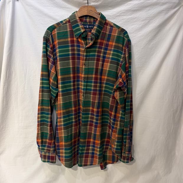 폴로 랄프로렌 타탄 체크 셔츠 남방