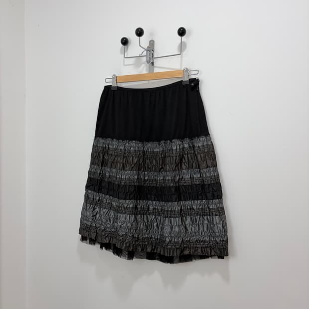 셔링 디테일스커트 치마