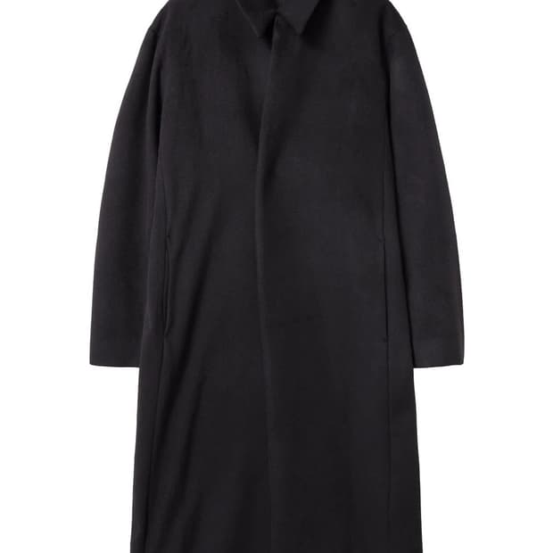 포스트아카이브팩션 파프 뉴 클래식 코트 블랙