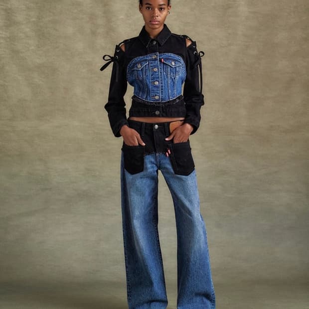 앤더슨벨 X 리바이스 하프 트러커 자켓 