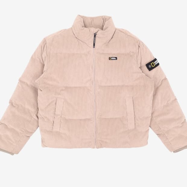 내셔널지오그래픽 코듀로이 패딩