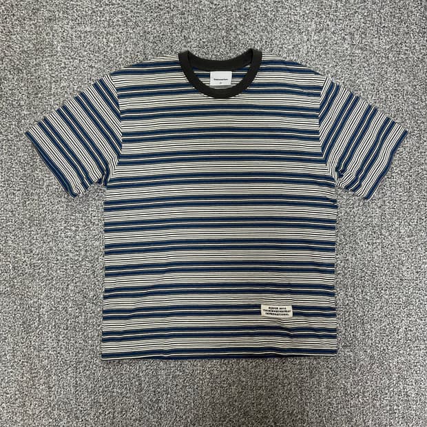 디스이즈네버댓 디네댓 스트라이프 반팔티 블루 Ssize