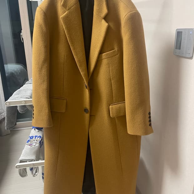 [M]STU 브라운 롱코트