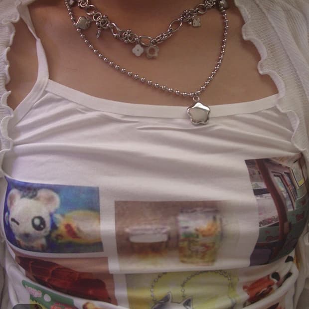 DainLee - WhiteFlower 목걸이