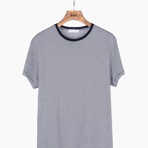 (48) Aieul Basic T Shirt_N.Stripe