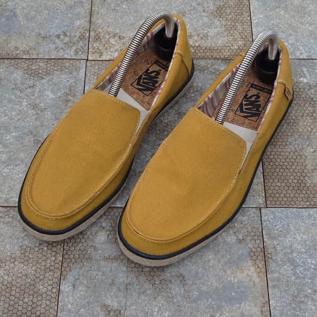 (260)반스 서프 사이더 머스타드 슬립온