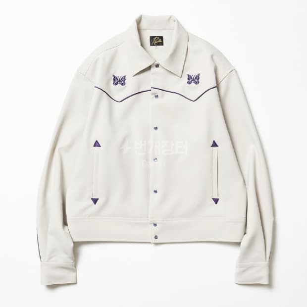 니들스 카우보이 파이핑 자켓 아이보리 M