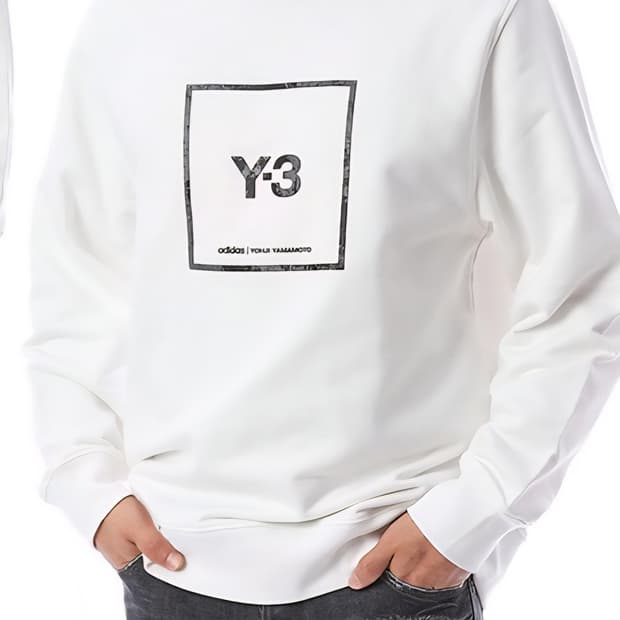 Y-3 요지야마모토 스퀘어 스웻셔츠