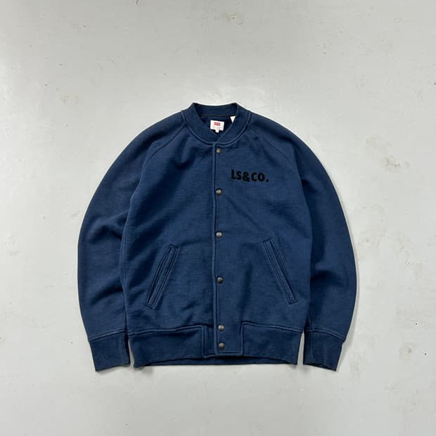 리바이스 프린팅 베이스볼 자켓 