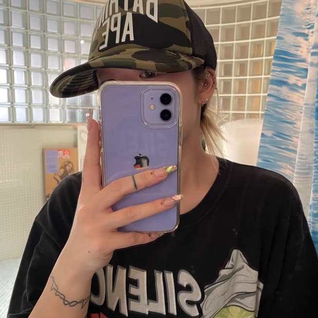 1st camo nyc logo mesh cap 메쉬 캡