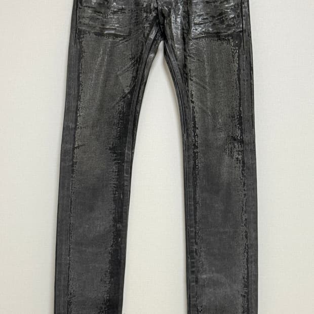 Dior Homme 08aw 블랙 왁스 코팅 30