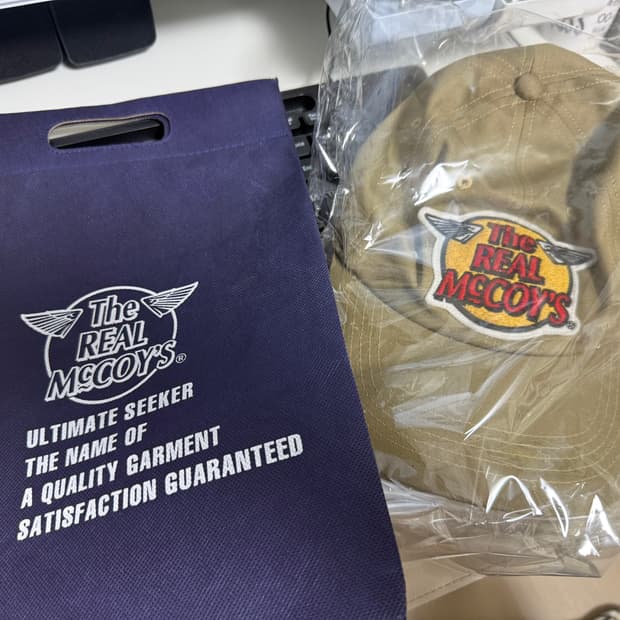 리얼맥코이 모자 신품