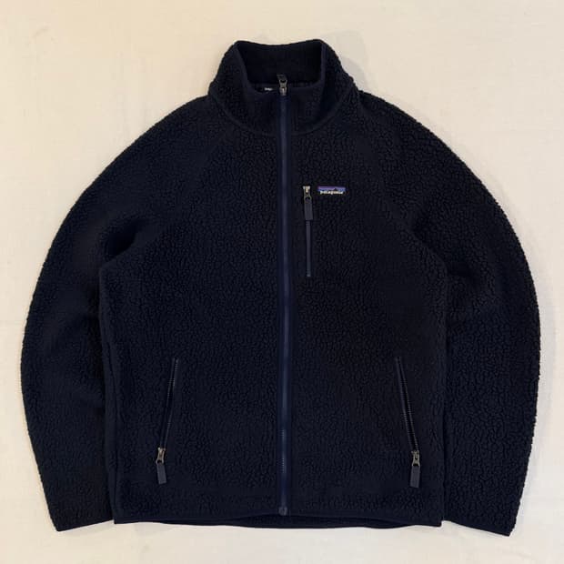파타고니아 레트로 파일 플리스 네이비