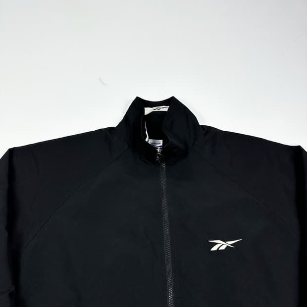 리복 올드스쿨 y2k 블랙 박시 바람막이 자켓 (L)