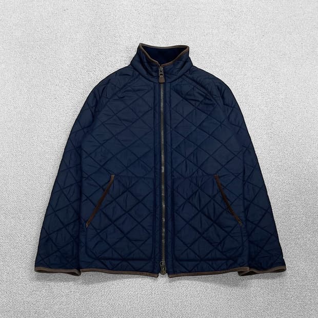 폴로 랄프로렌 투웨이 다이아몬드 퀄팅 자켓 네이비