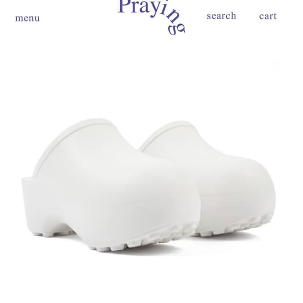 프레잉 클로그 250 화이트