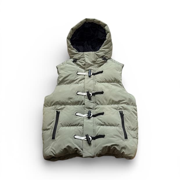 빈폴 스포트 토글 버튼 베스트 후드 