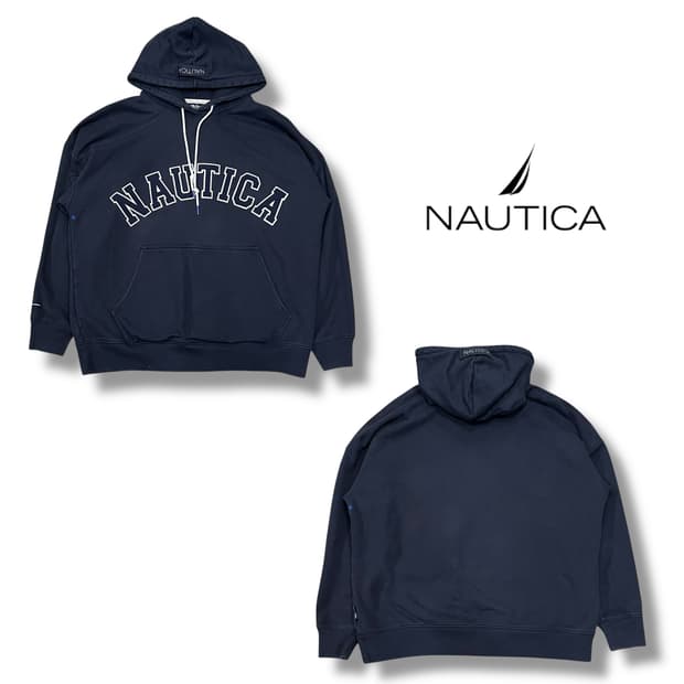 노티카 빅로고 후드티 s08730