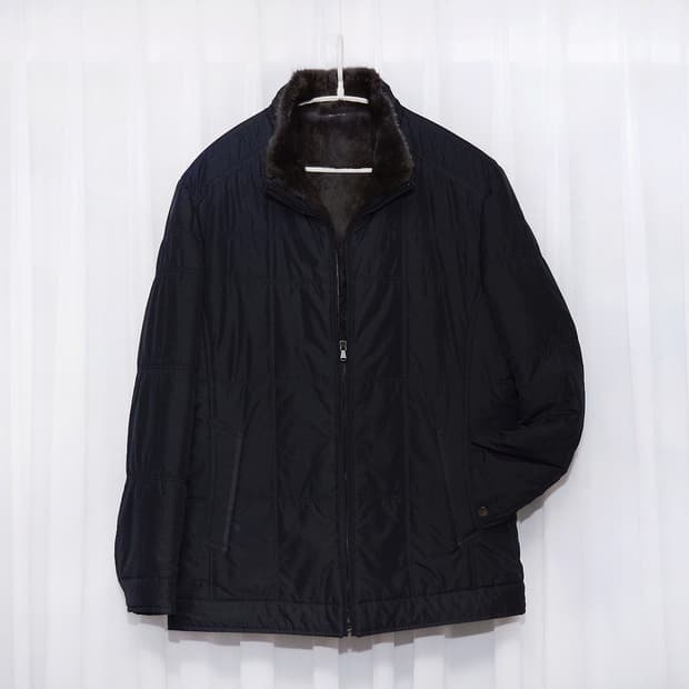 코오롱 브렌우드 디테처블 모피 라이너 투인원 패딩 자켓 (105+)