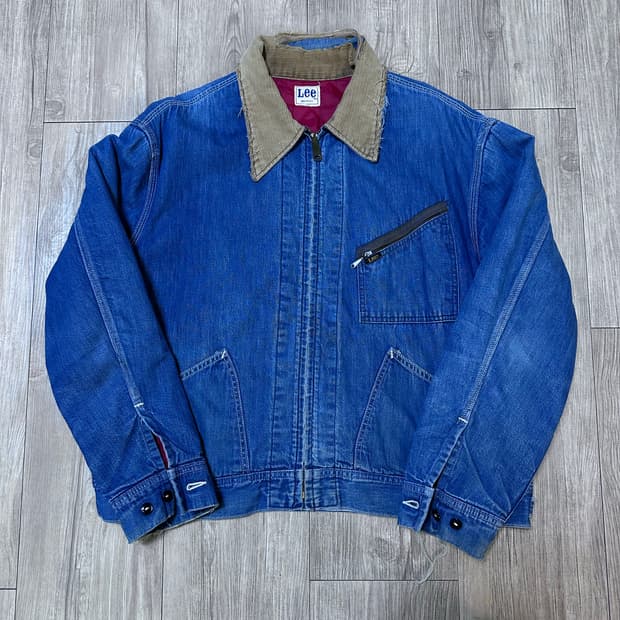 빈티지 Lee 91b 데님 자켓 블루