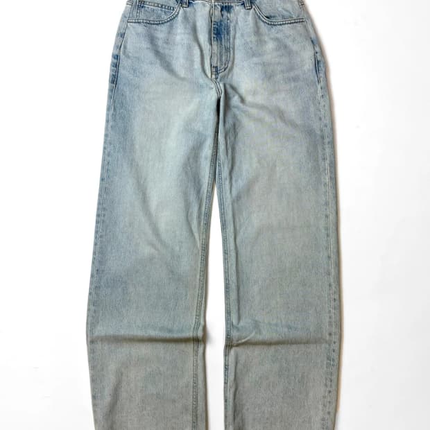 솔리드옴므 22FW 스트레이트 연청 데님 팬츠 PN5360