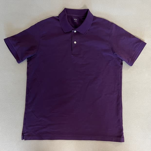 무료배송 - 유니클로 PK 반팔티셔츠(퍼플) XL