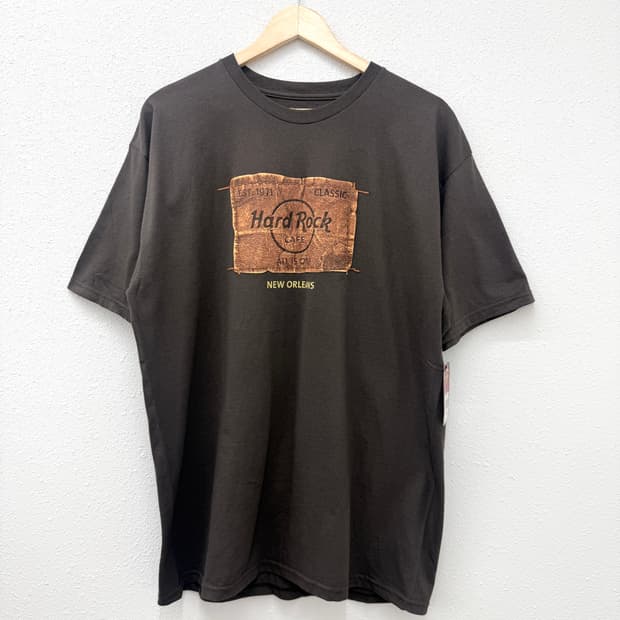 하드락카페 뉴올리언스 빈티지 프린팅 반팔 티셔츠