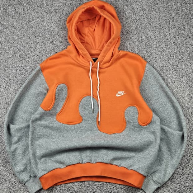 나이키 아플리케 커스텀 스웻 후드 티셔츠 ( 3XL ) / 10285