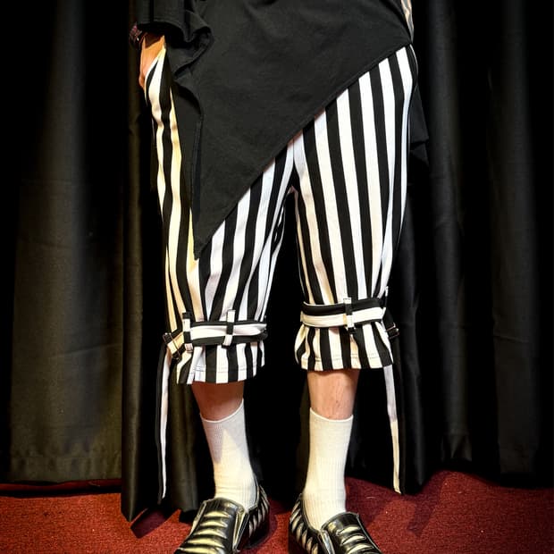 Drug Honey - Stripe Belt Half Pants