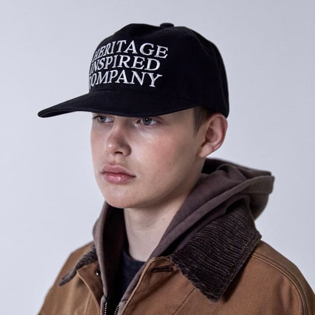 오가프 Canvas Heritage 6 pannel Cap Black
