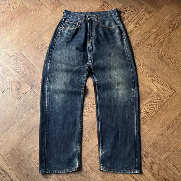 [29]리바이스 569 빈티지 워싱 와이드핏 데님 팬츠