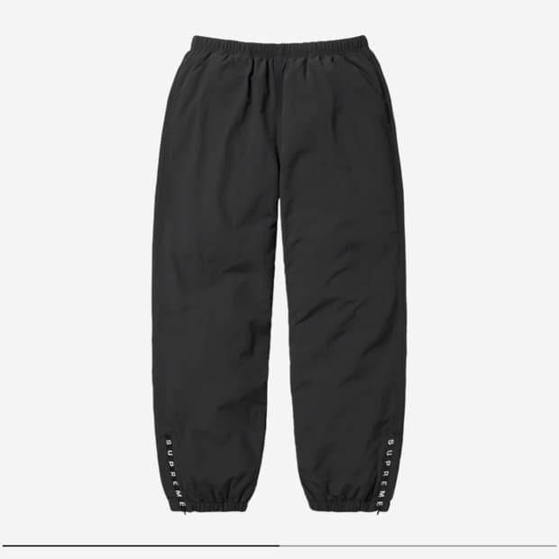 슈프림 23FW 웜업 팬츠 블랙
