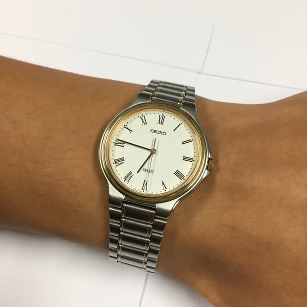 90s seiko spirit roman index combi