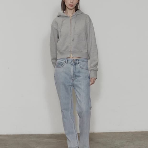 ore 오어 크롭 후드