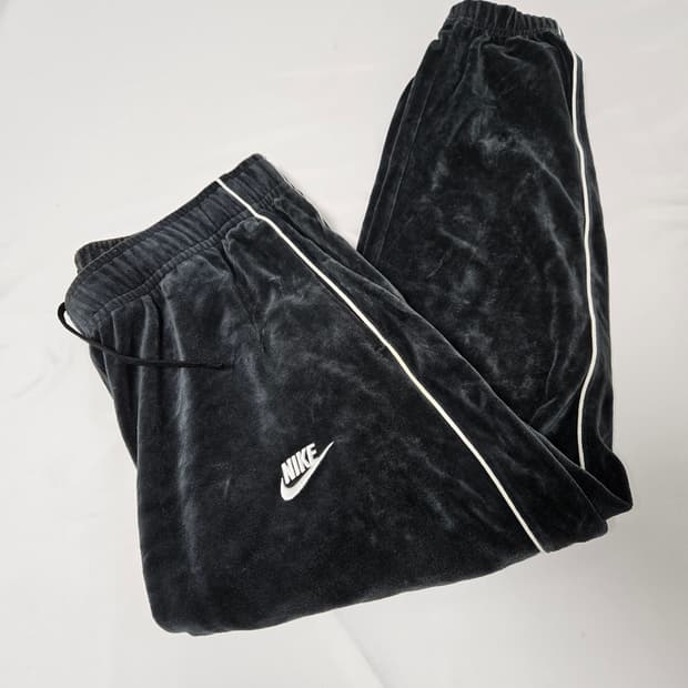 나이키 NSW 클럽 벨루어 벨벳 파이핑 조거팬츠 바지 XL