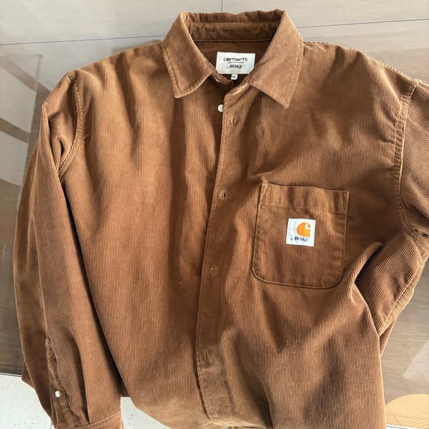 XL) 칼하트 wip 어웨이크 코듀로이 셔츠