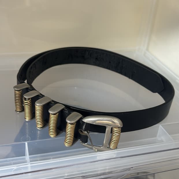 발망 아카이브 11s/s 오피움 스프링 벨트