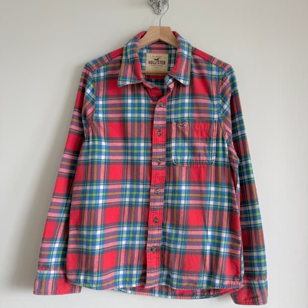 홀리스터(HOLLISTER) 플란넬 체크 셔츠
