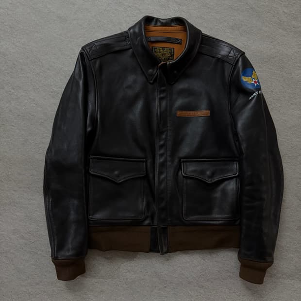 밀리터리 A-2 말가죽자켓