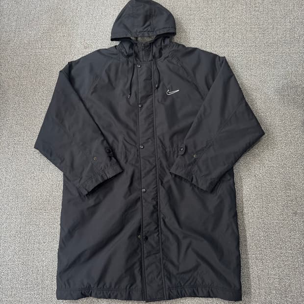 나이키 00s 올드스쿨 스우시 양털 롱패딩