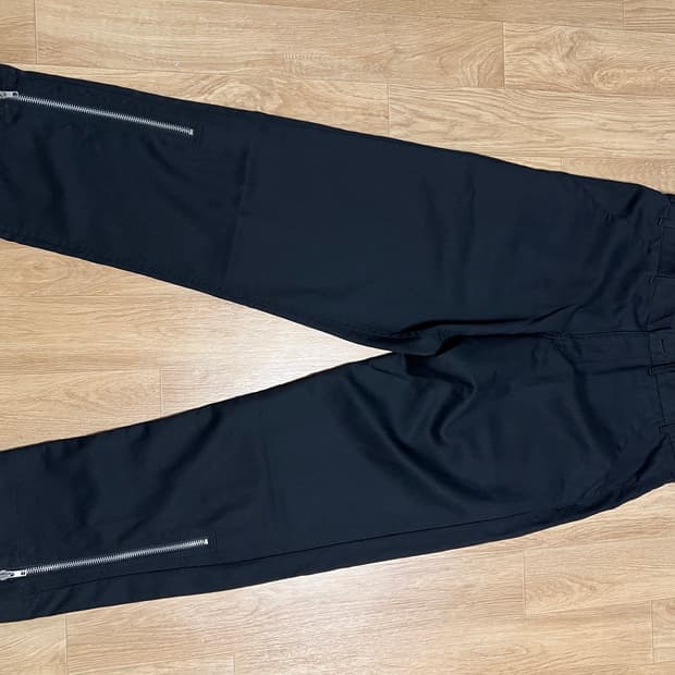 Comme des garcons black 지퍼 팬츠