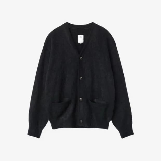 폴리테루 라이트 모헤어 가디건